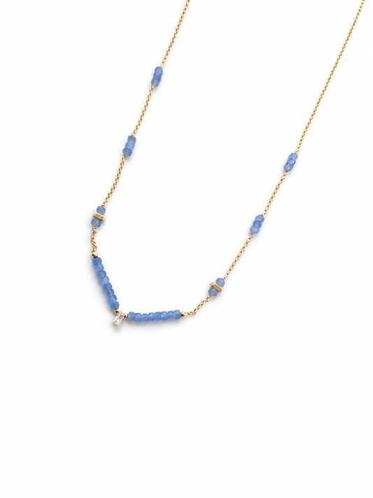 Manoela short stone necklace