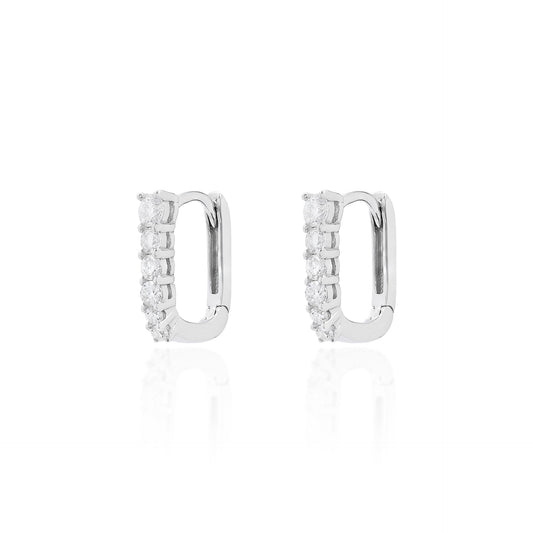 Sigrid moissanite earrings