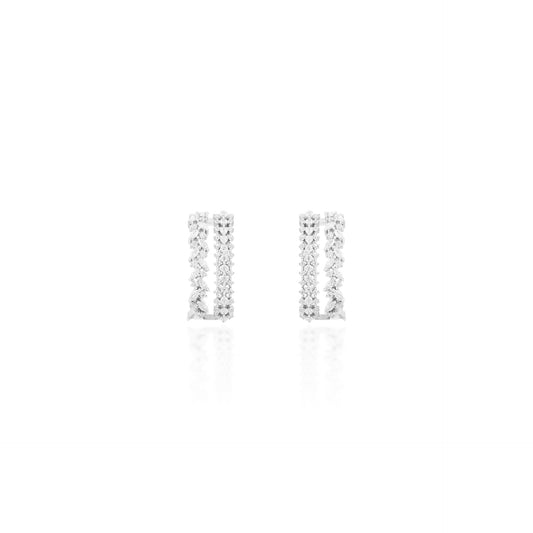 Eternal double ear jacket earring