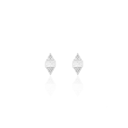 Regal Frame Stud Earrings