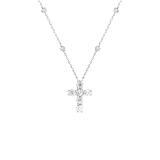 Radiance cross necklace