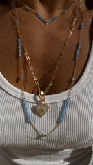 Mother-of-pearl heart pendant
