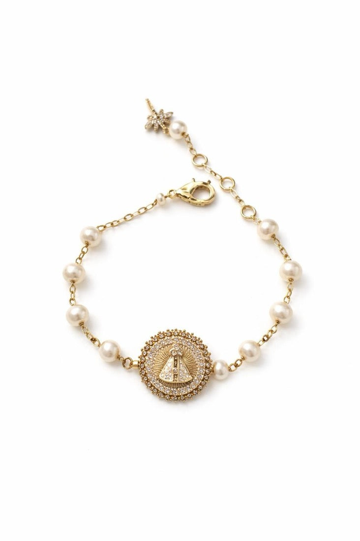 Our Lady of Aparecida Pearl Bracelet