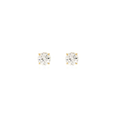 6.5mm Moissanite Stud Earrings