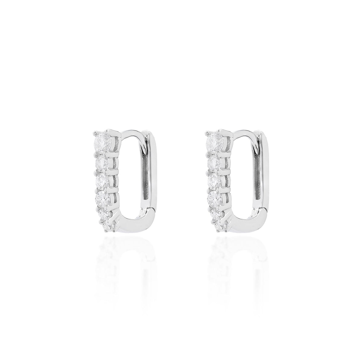 Sigrid moissanite earrings