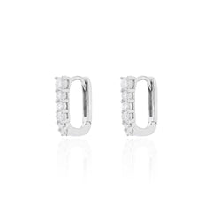 Sigrid moissanite earrings