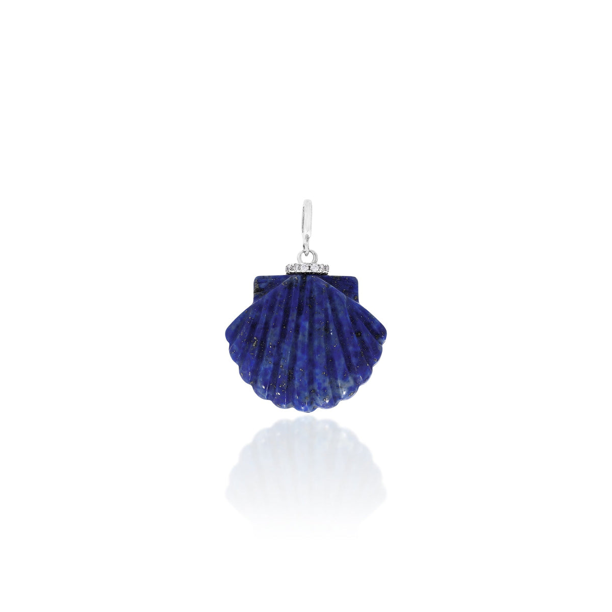 Lapis Lazuli Shell Pendant