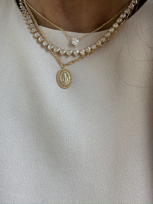 Riviera HG heart necklace