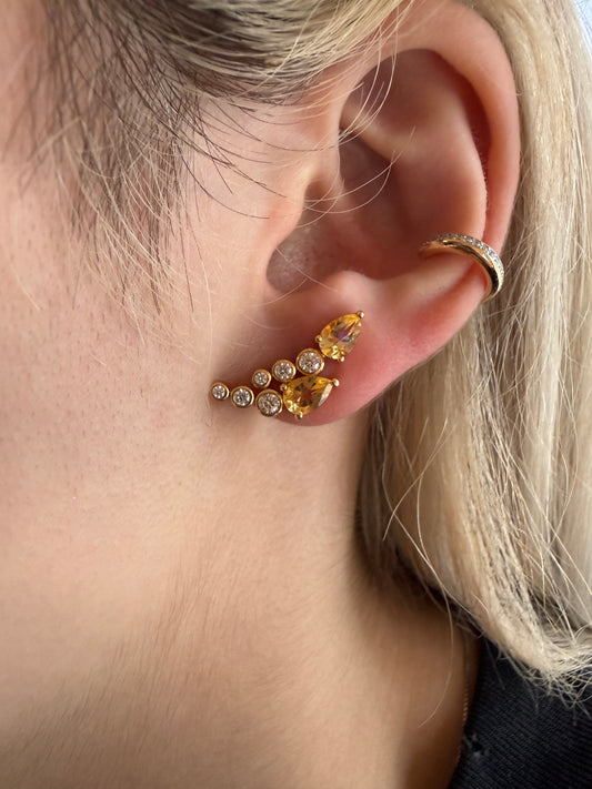 Citrino Earcuff Earring