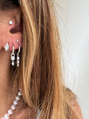 Regal Frame Stud Earrings