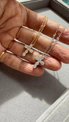 Radiance cross necklace