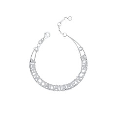 Blessed bracelet with zirconias