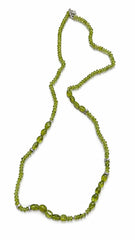 Peridot stone necklace