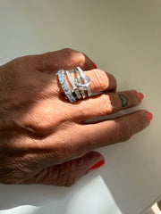 SKY natural stone ring guard