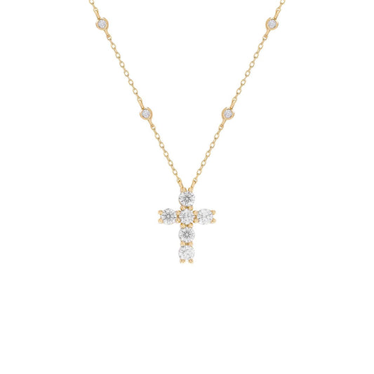 Radiance cross necklace