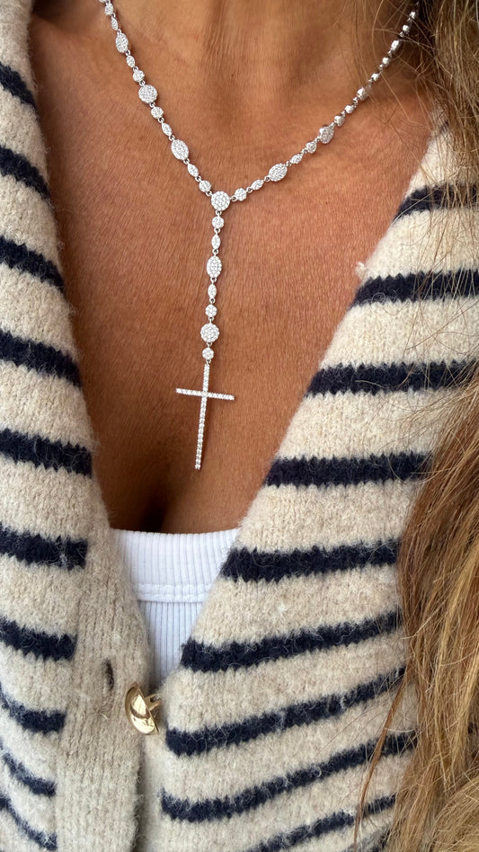 Flower Rosary Zirconias