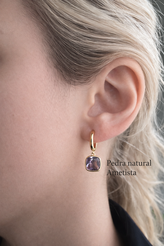 Lille amethyst earring