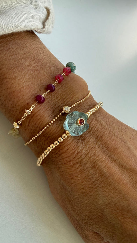 Natural stone bracelet