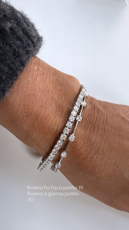 Moissanite Riviera Bracelet 21 cm