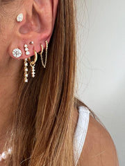 Celeste Arc Hoops
