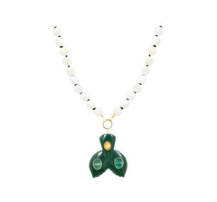 Delphi natural stone necklace