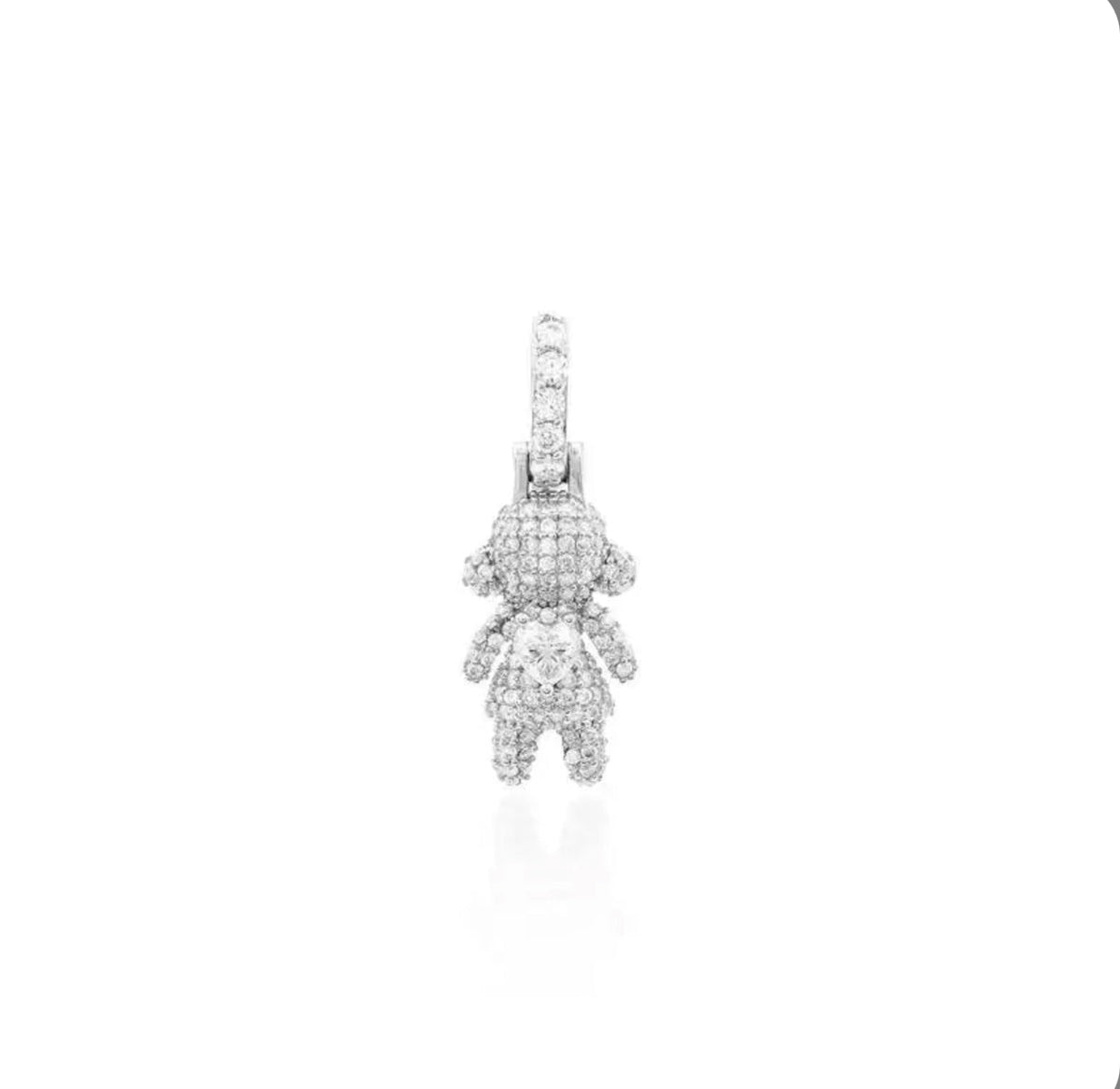 Moissanite girl pendant