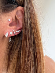 Regal Frame Stud Earrings