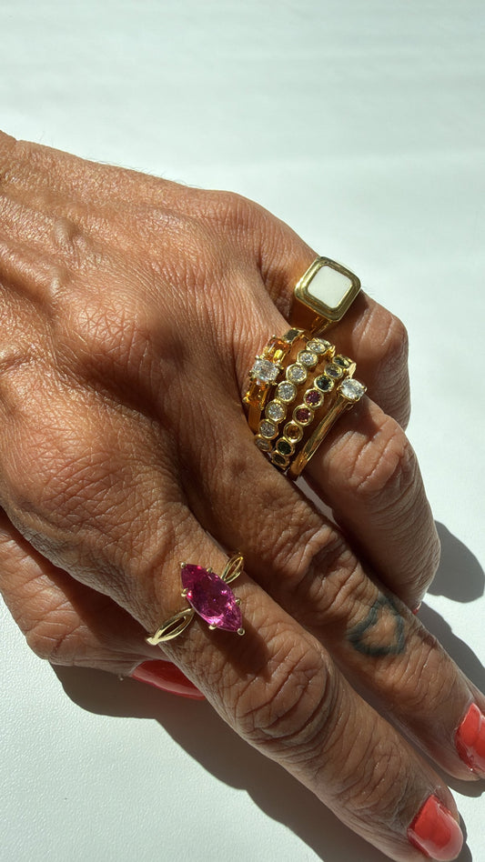 Tourmaline Touch Ring