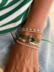 Rigid heart bracelet