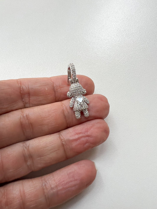 Moissanite girl pendant