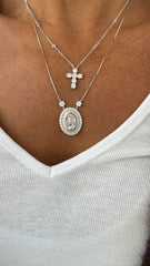 Radiance cross necklace