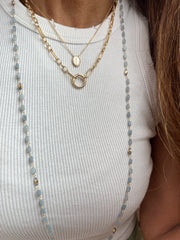 Twisted Stone Necklace