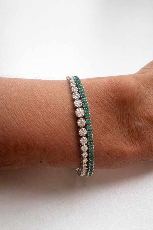 Paraíba tourmaline LABGROWN bracelet