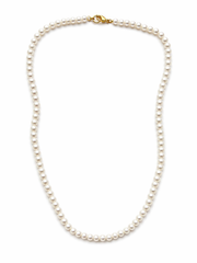 Shell pearl necklace