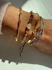 Sofia bracelet lab-grown gemstones