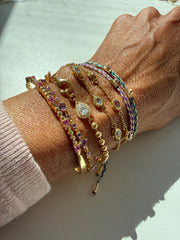 Sofia bracelet lab-grown gemstones