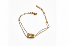 Navette citrine bracelet