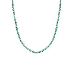 Torsade natural stone necklace