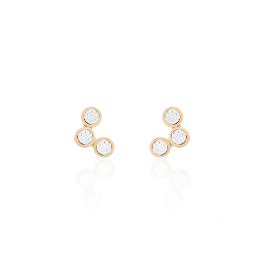 Dot Shine moissanite earring