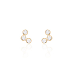 Dot Shine moissanite earring
