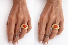 Julieta Coral Ring