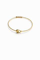 Saphira yellow gold bracelet