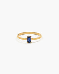 Anel Bleu - ouro 18k - safira azul - Helen Gordilho