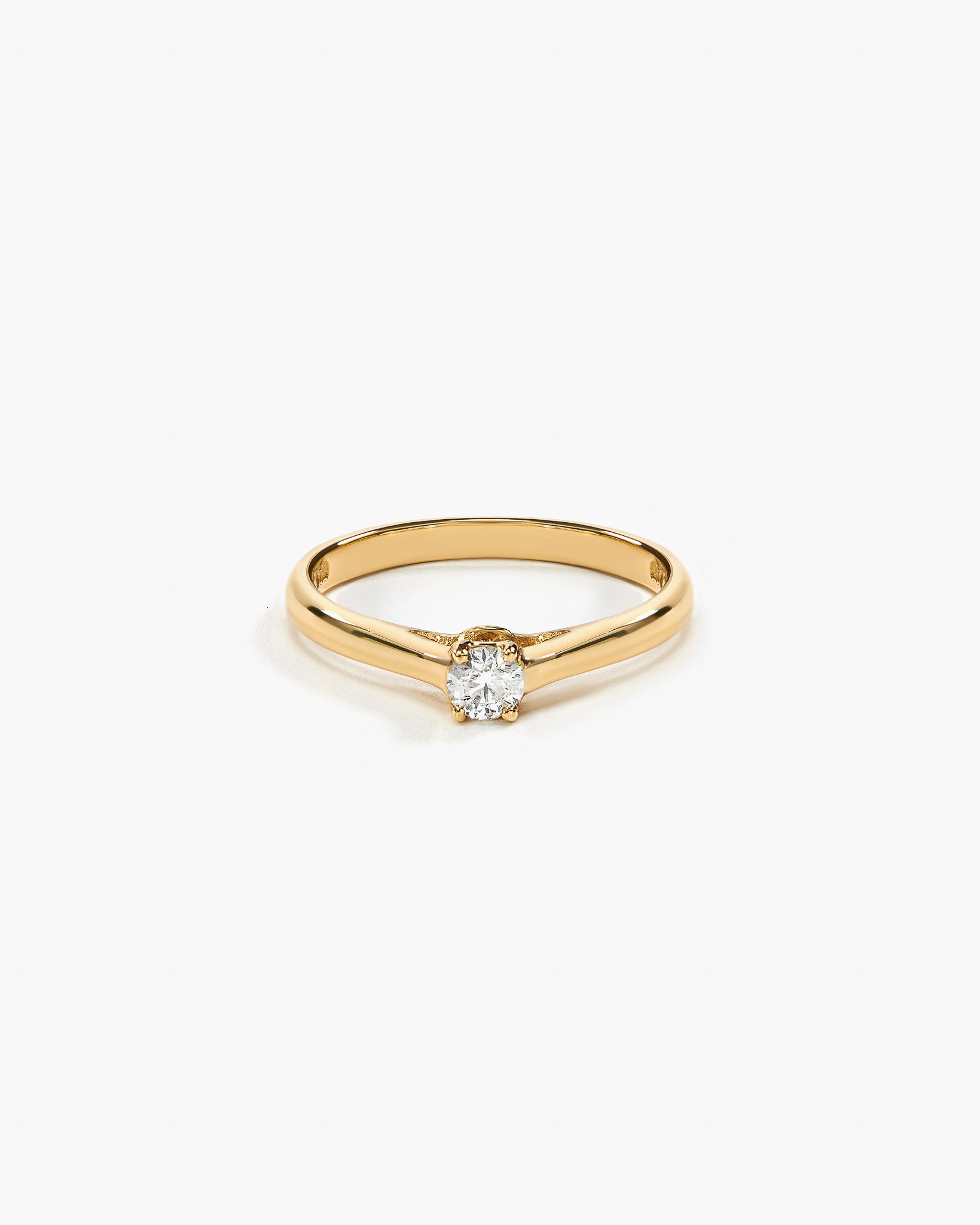 Anel Briller - ouro 18k - brilhante de 0,16ct - Helen Gordilho