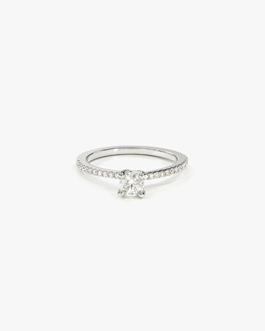 Anel Solitaire - ouro 18k - brilhante de 0,36ct - VALOR SOB CONSULTA - Helen Gordilho