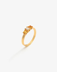 Anel Sri Lanka Diamond & Saphir - Helen Gordilho
