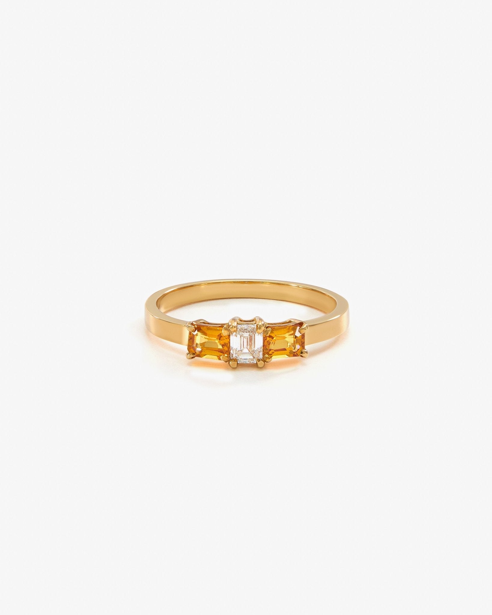 Anel Sri Lanka Diamond & Saphir - Helen Gordilho