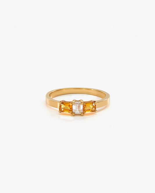 Anel Sri Lanka Diamond & Saphir - Helen Gordilho