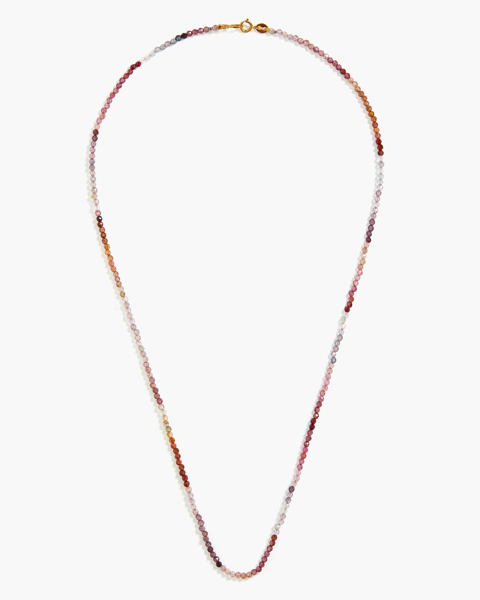 colar ouro 18k e safira raimbow - Helen Gordilho