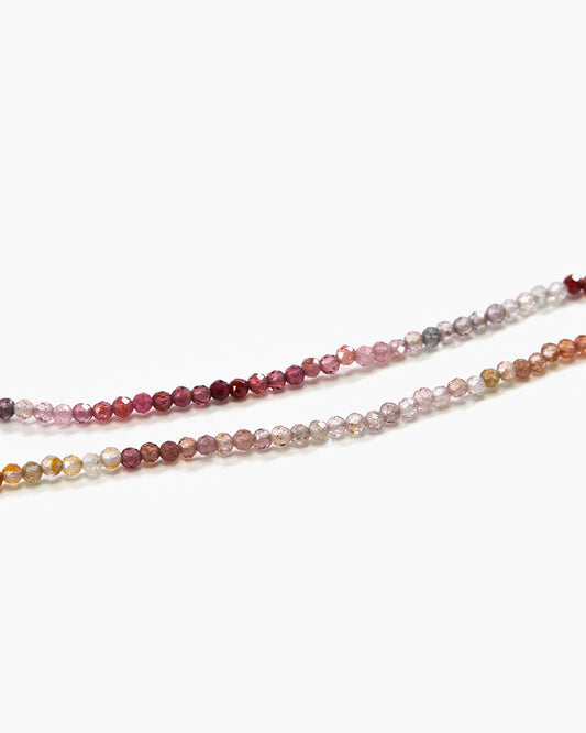 colar ouro 18k e safira raimbow - Helen Gordilho